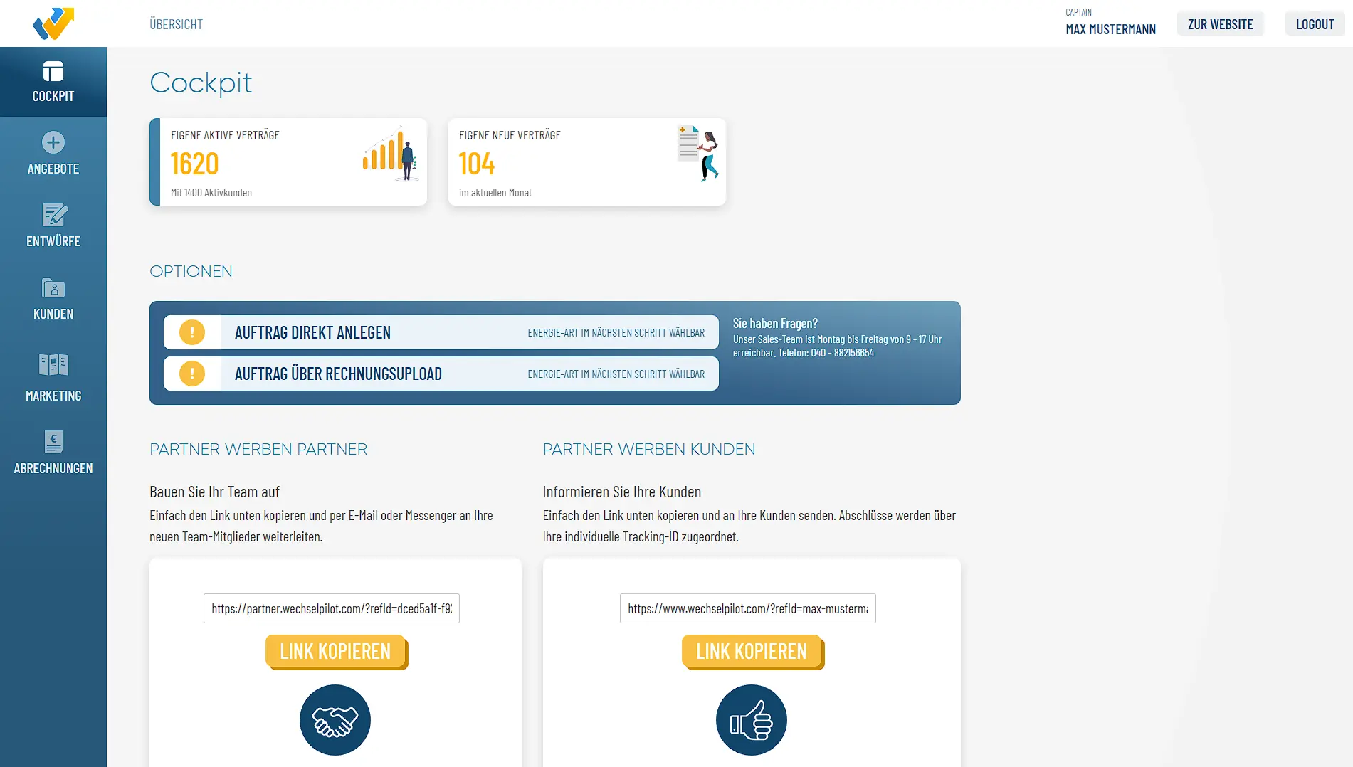 Werden Sie unser Partner!